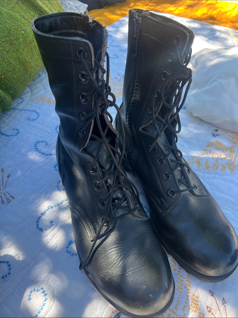 Vintage Black Combat Boots